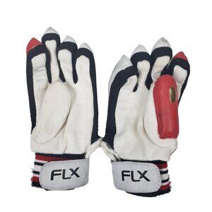 FLX Cricket Batting Gloves For Right Handed Batting Medium Adjustable Hook Loop